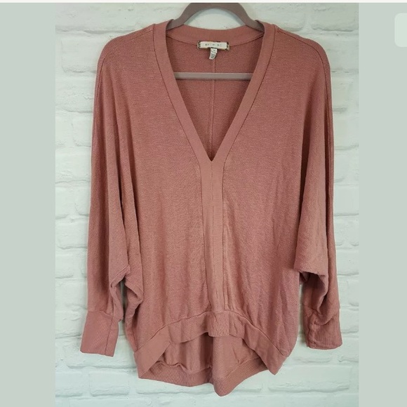 Anthropologie Tops - Eri + Ali V-Neck Dolman Top S Rose Pink Oversized